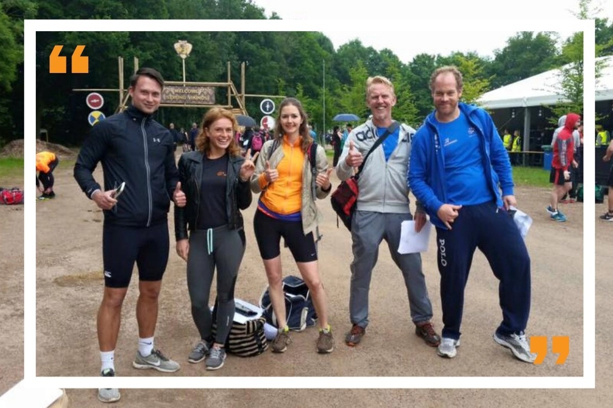 Deelname Viking Run 13-6-2015 met Team PPT